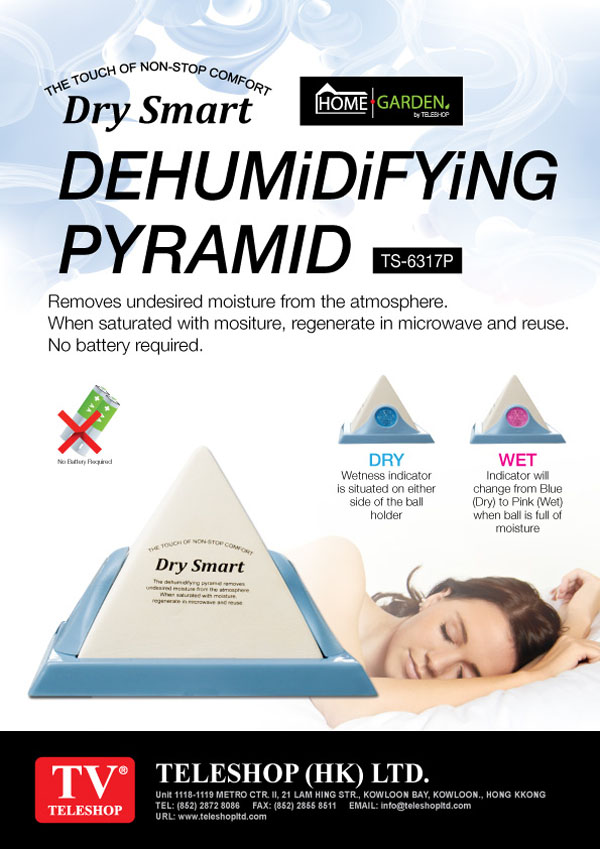 Dehumidifying pyramid